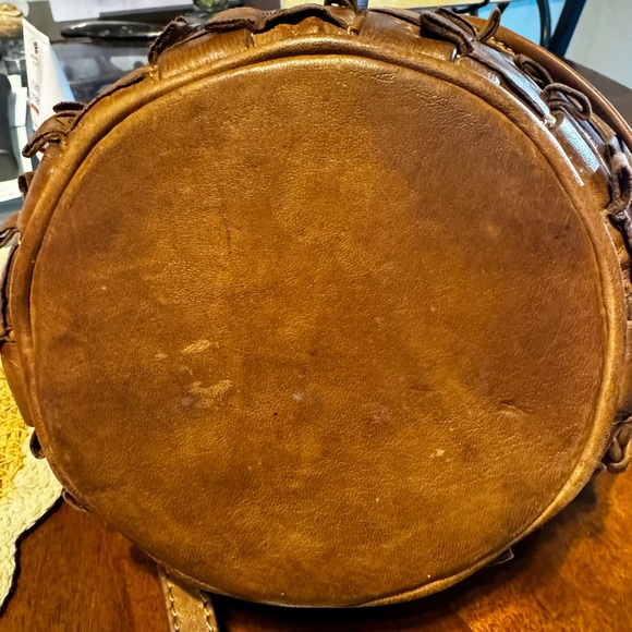 HH Anthropology genuine leather purse, great condition lots intricate details. - Picture 6 of 8